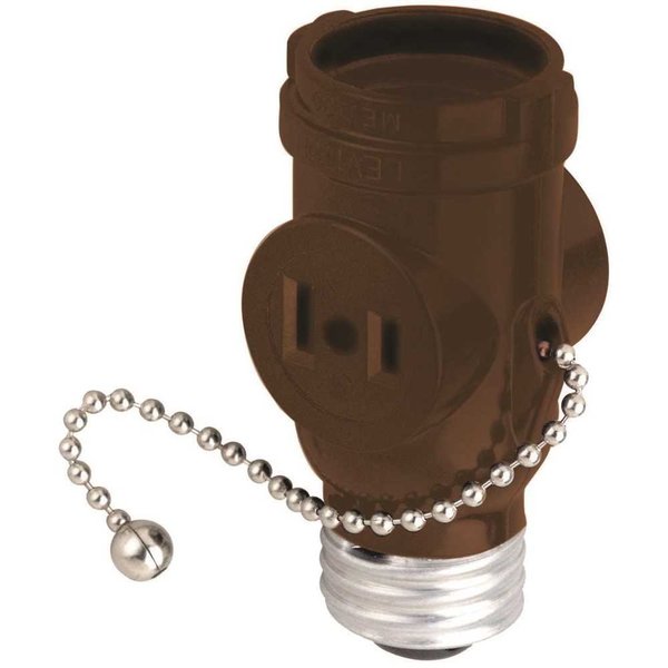 Satco Brown Pull Chain Socket 90/446